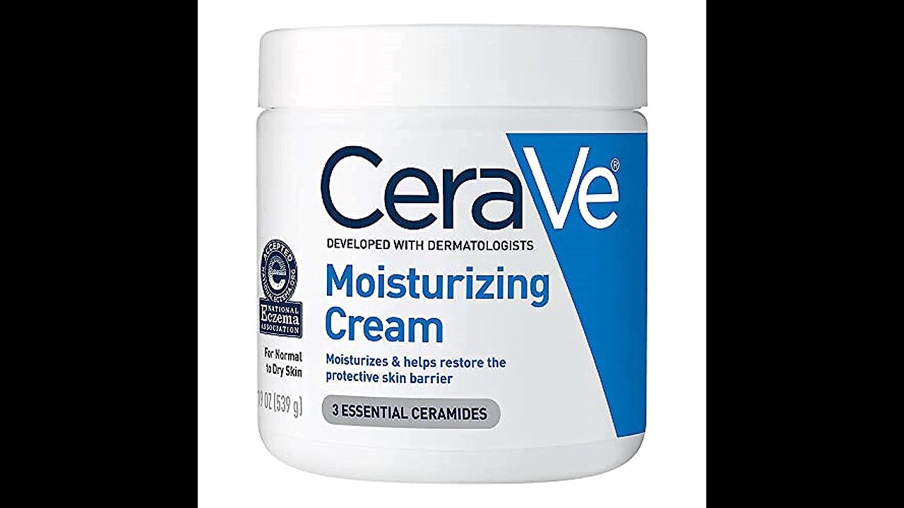 CeraVe Moisturizing Cream | Body and Face Moisturizer for Dry Skin