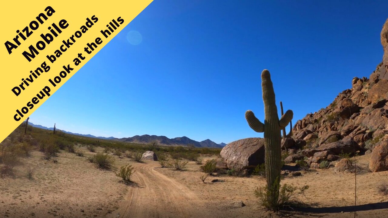 Arizona Mobile Driving the back road between Maricopa and Gila Bend