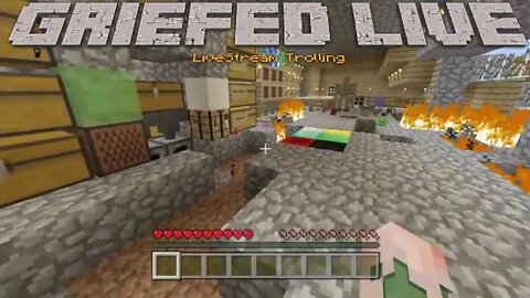 Minecraft: I Got Griefed Live (August 2019)