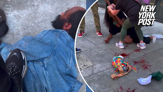 Video shows aftermath of Olympian getting attacked by homeless man in L.A.