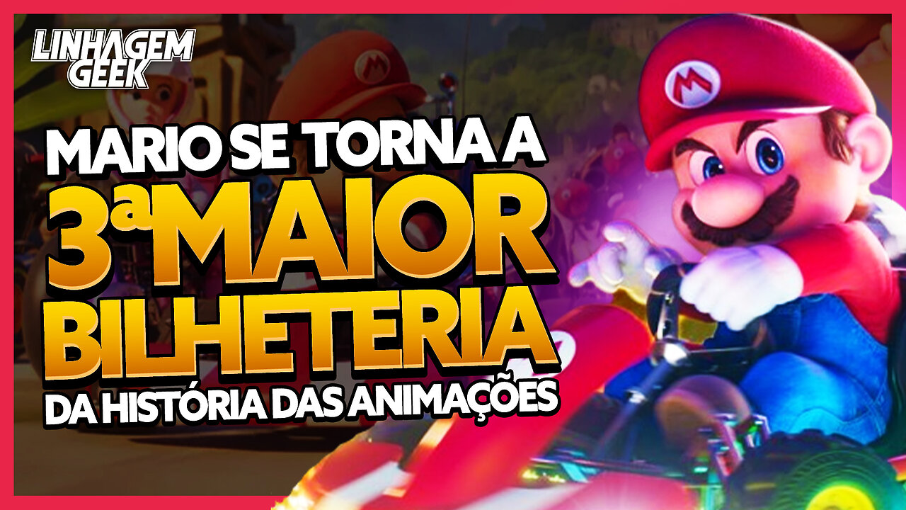 MARIO É A 3ª MAIOR BIHETERIA DA HISTÓRIA DAS ANIMAÇÕES!