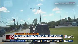 Ohio sheriff's deputy has to chase patrol vehicle