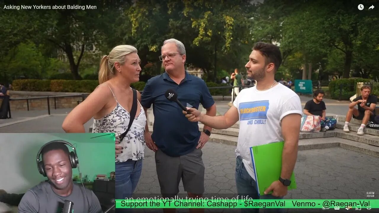 REACTION!!!Asking New Yorkers about Balding Men
