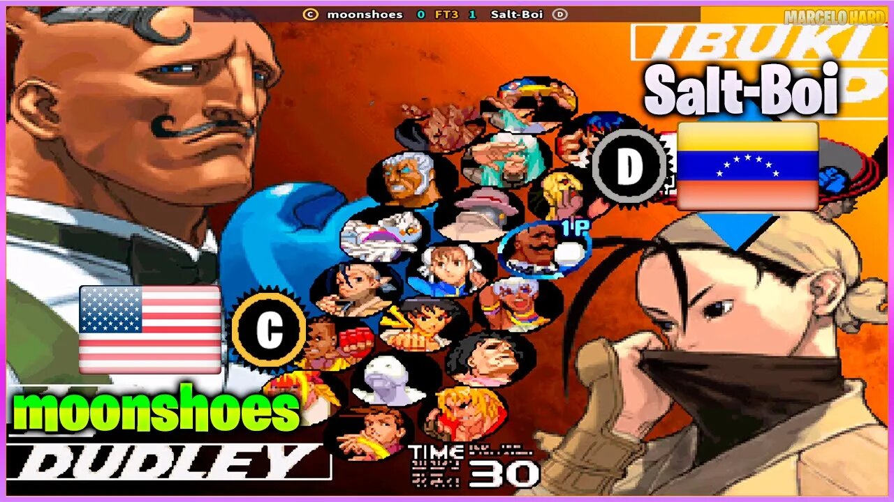 Street Fighter III: 3rd Strike (moonshoes Vs. Salt-Boi) [U.S.A Vs. Venezuela]