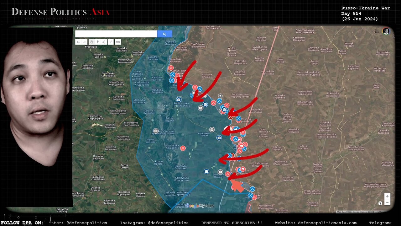 [ Oskil Fronts ] Russia concentrates on Kupyansk Front; getting close to Petropalivka - D854