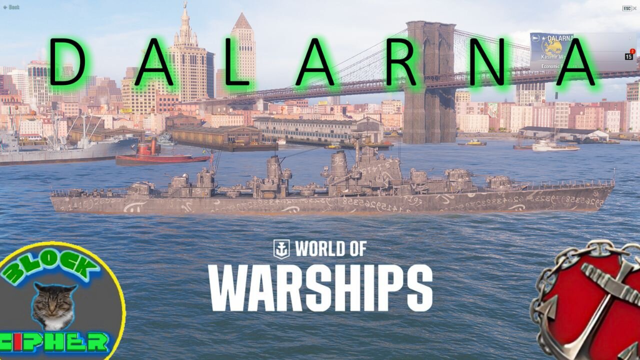 T11 DD Dalarna in WoWS | Randoms