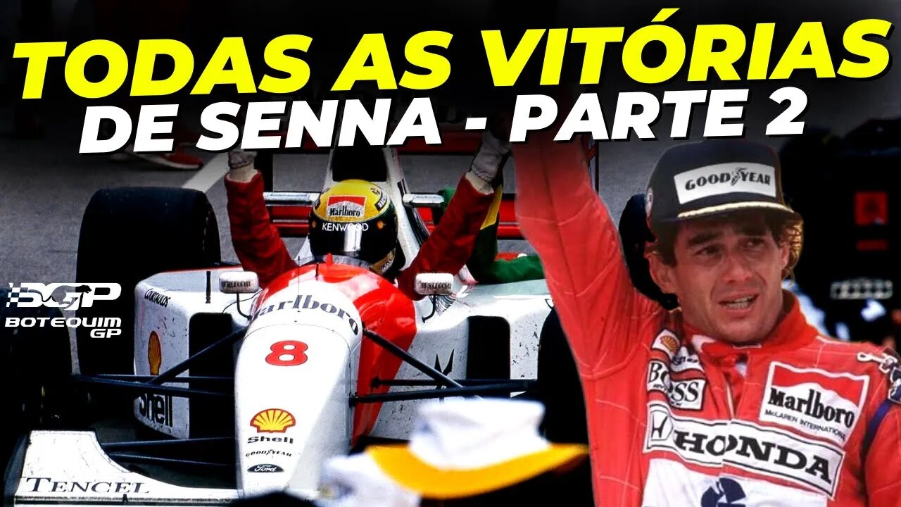 AS 41 VITÓRIAS DE SENNA - PARTE 2 (21 A 41)