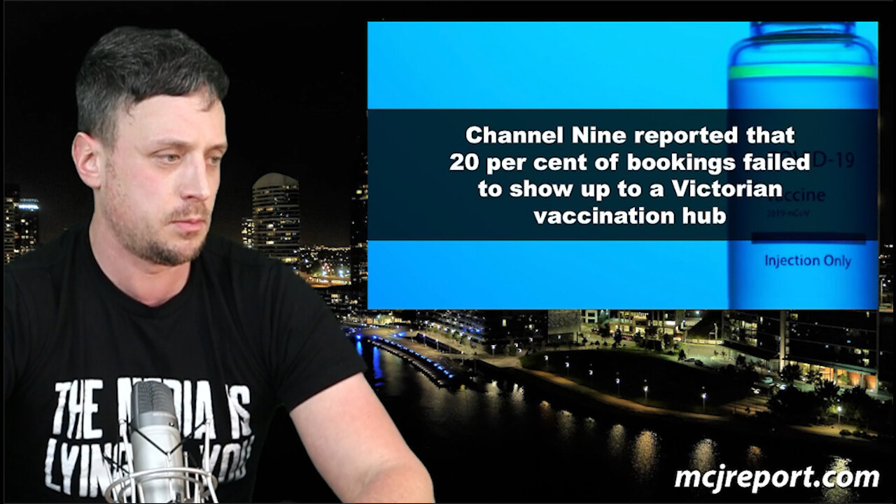9News reports that 20% of people in Melbourne ditched vax appointment