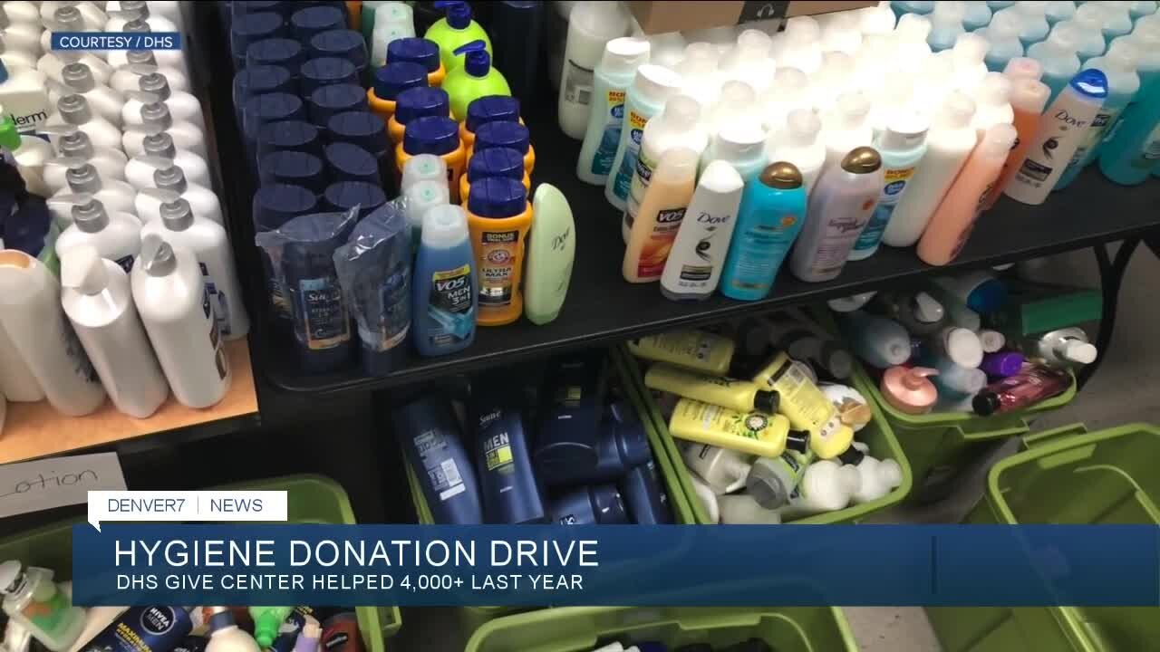 Denver Human Services asking for hygiene items for GIVE Center
