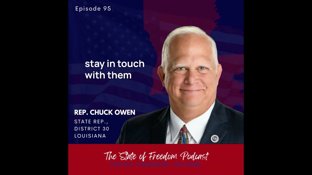 Shorts: Rep. Chuck Owen on what LA citizens can do to make next session a success