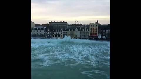 Saint-Malo, Brittany-France, has the highest tides in Europe.