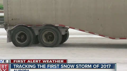 Tracking the first snow storm of 2017