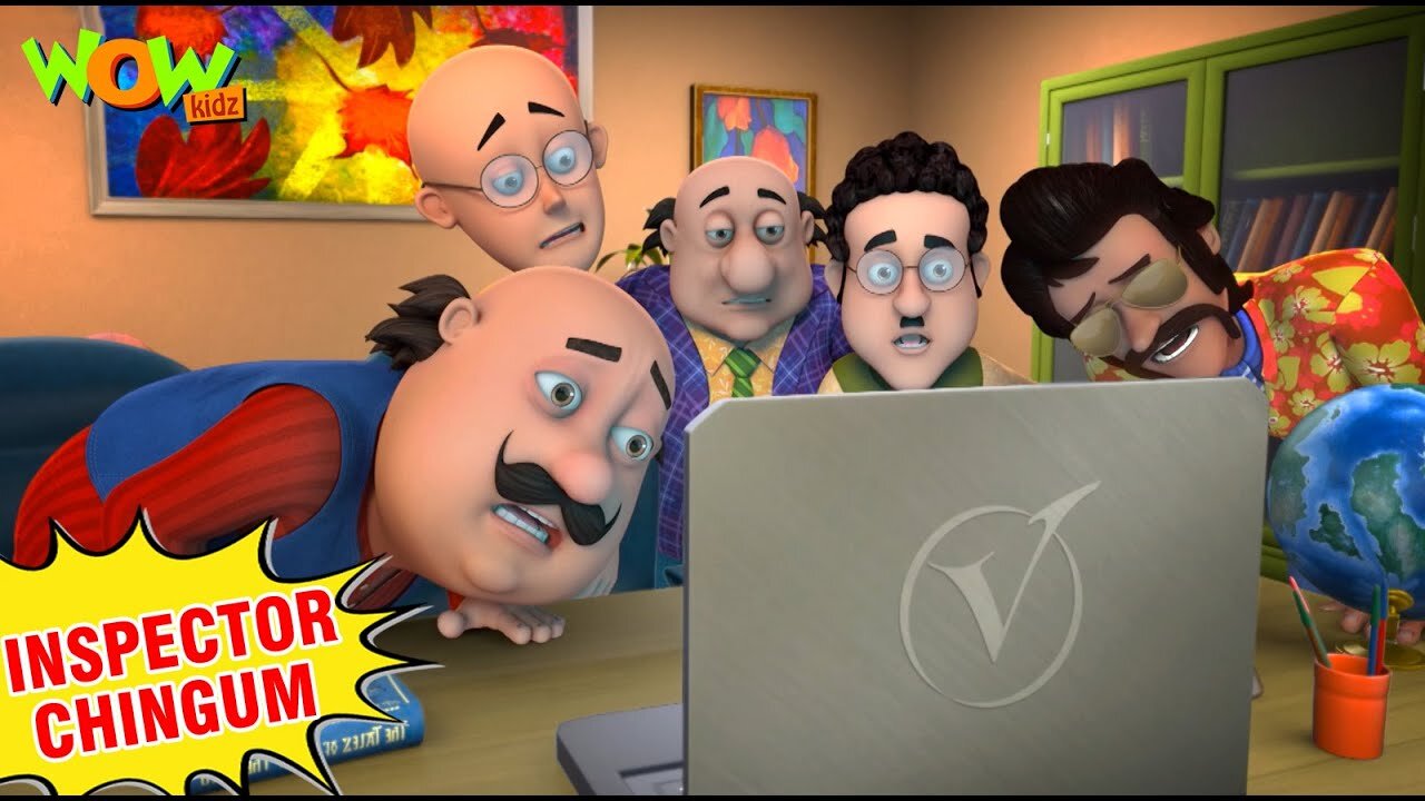 Motu Patlu चले Study करने London - Motu Patlu New - Cartoon - Inspector Chingum