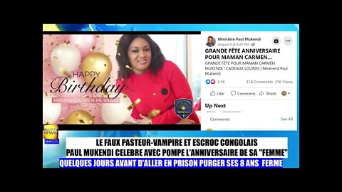 SCANDALE PASTEUR VAMPIRE PAUL MUKENDI 🔥💥ANNIVERSAIRE POMPEUX DE SA FEMME DES JOURS AVANT LA PRISON