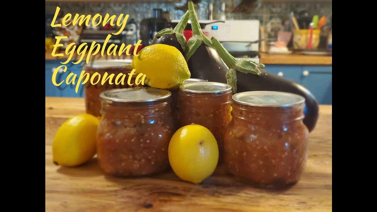 Lemony Eggplant Caponata