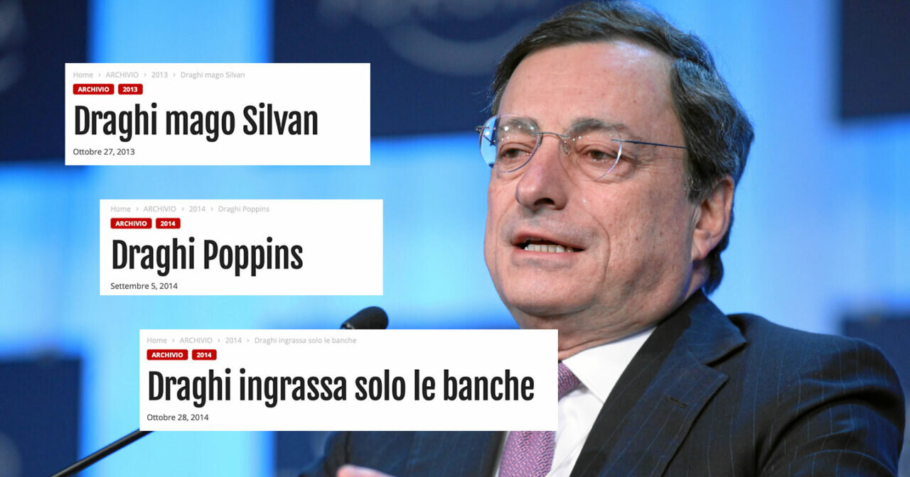 E "l'elevato" Grillo svela che Draghi è pure grillino (magari fin dai tempi del "Britannia"...!)