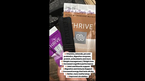 Come Thrive with me!