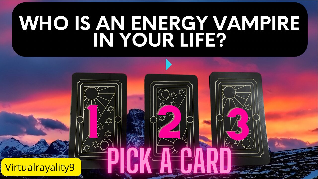 Who Is An Energy Vampire In Your Life?