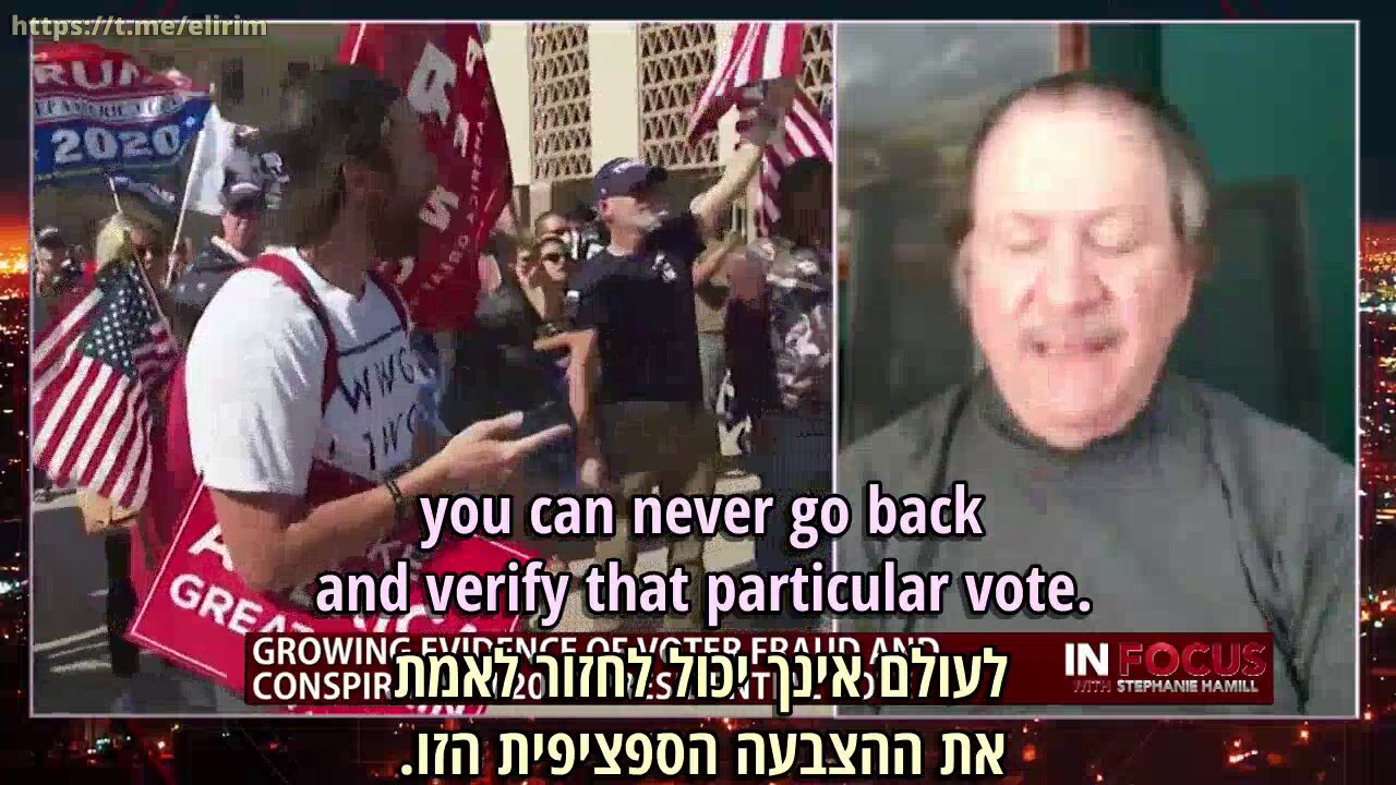 Joe diGenova on the Growing Evidence of Voter Fraud ג'ו דיג'נובה מציג את הראיות להונאת בחירות