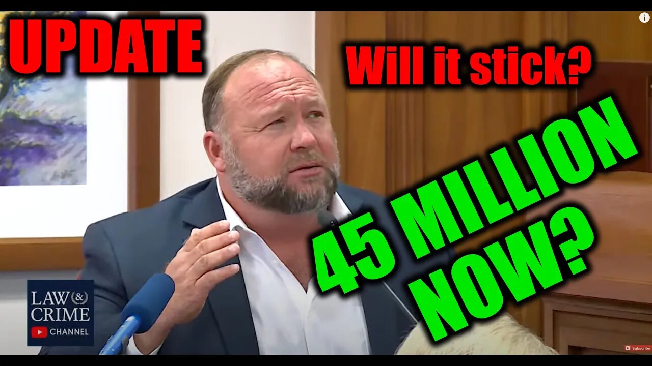 UPDATE: Jury Orders Alex Jones To Pay 45 MILLION DOLLARS NOW! Will It Hold Up? + Great Barrier Reef.