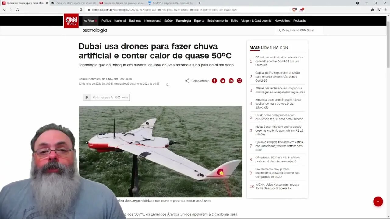 Árabes usam drones para fazer chuva torrencial no deserto