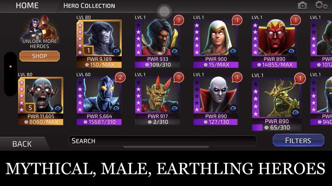 DC Legends Character Reviews: Mythical Affiliation, Male, Earthling Heroes