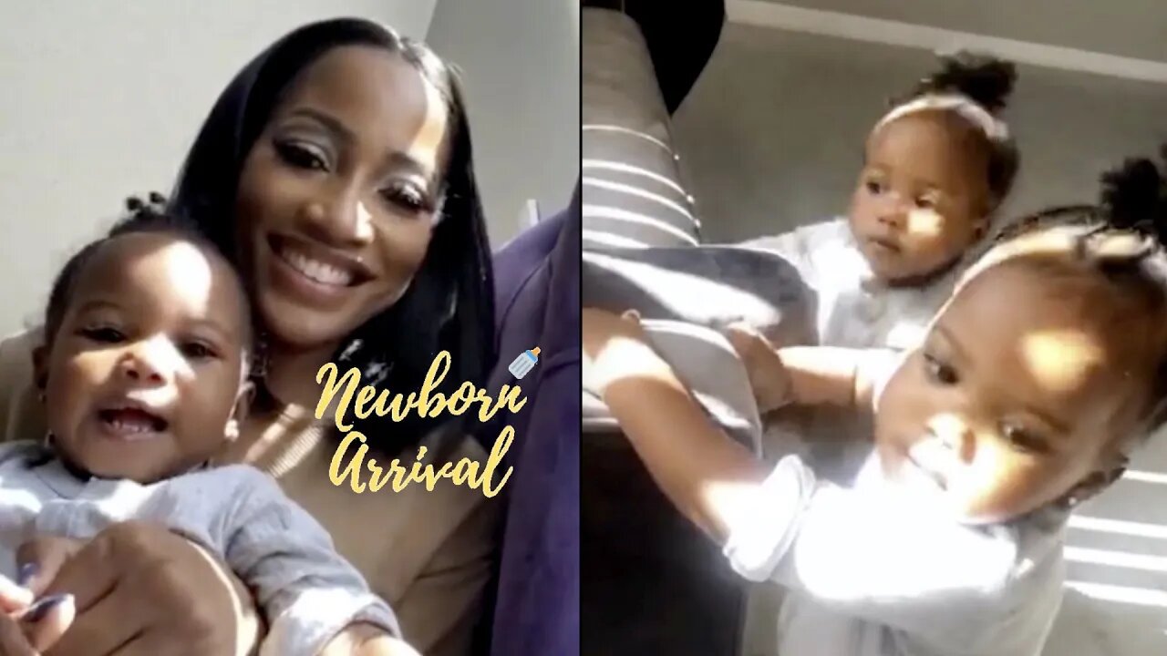 Erica Dixon's Twin Daughters Are Now Walking! 👯‍♂️