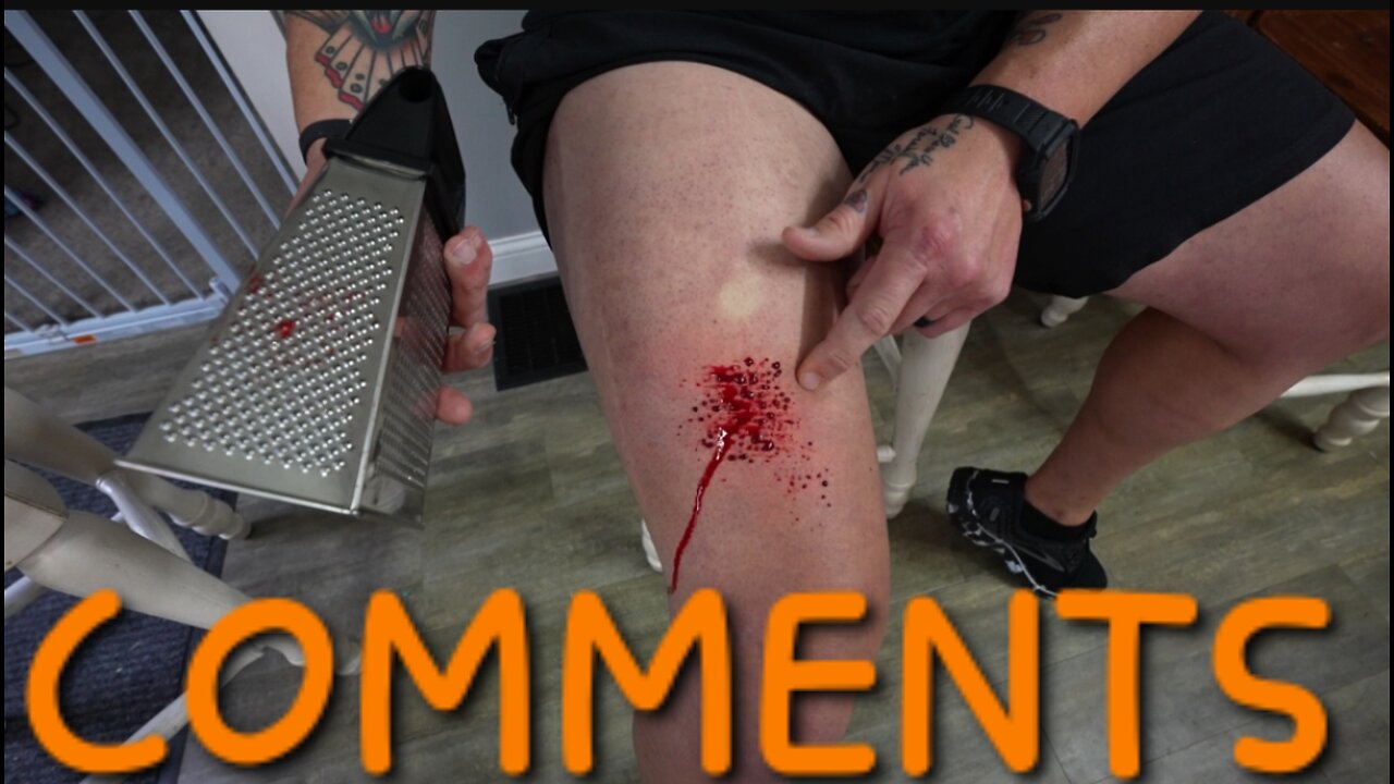 Cheese Grater Pain Game!!! COMMENTS!!!