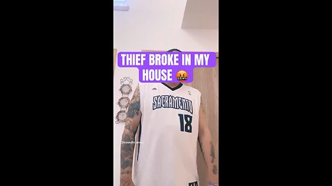 THIEF BROKE IN MY HOUSE!