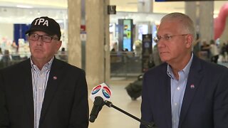 Tampa International Airport officials give an update on Hurricane Ian preps