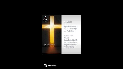 Nighttime Prayer of God’s Blessings and Protection #Shorts