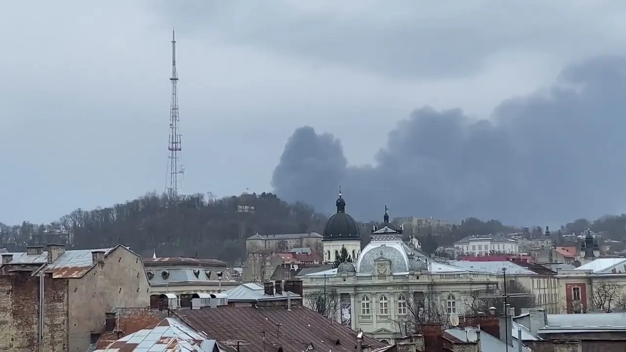 EXPLOSION IN LVIV! RUSSIA UKRAINE WAR! 1
