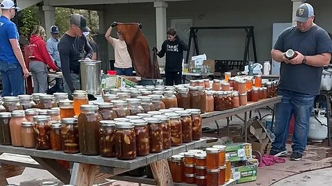 Processing Apples in the Bundy Orchard