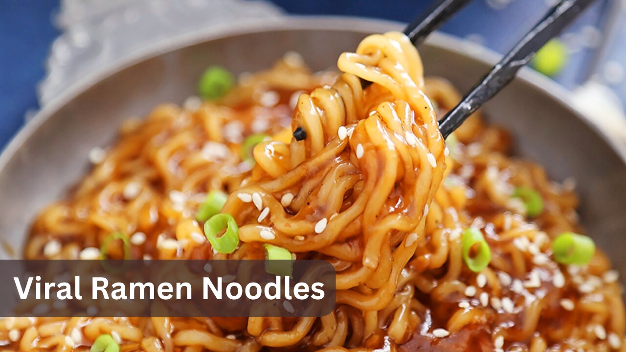 How to make Viral Tik-Tok Ramen Noodles | 15 Minutes recipes | ASMR