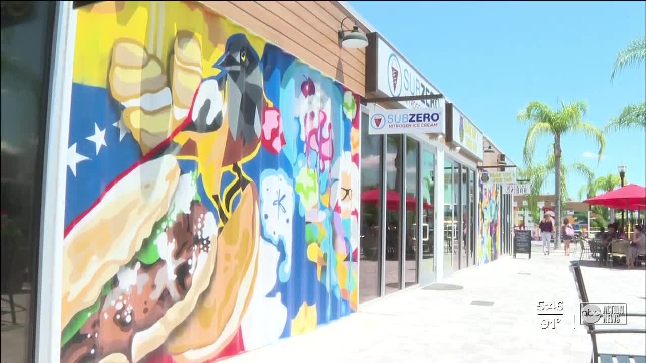 New retail complex opening, all locally owned businesses in converted shipping containers