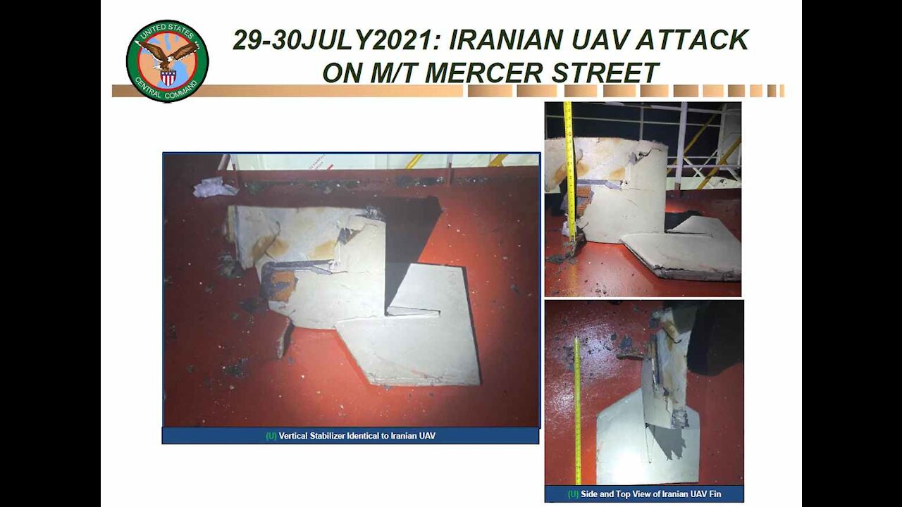 Here’s why CENTCOM thinks Iran was behind a fatal drone attack on a ship last month