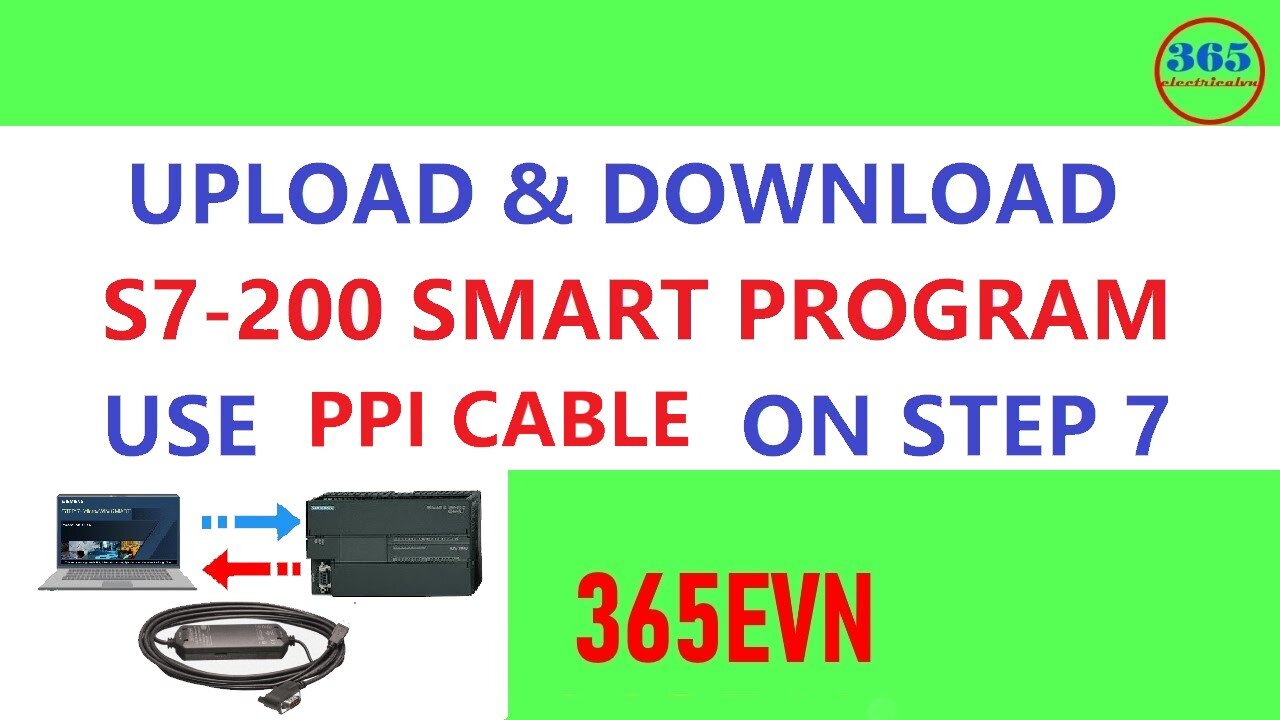 0120 - Communication S7-200 Smart plc and Step7 microWIN Smart 2.7 via usb PPI cable