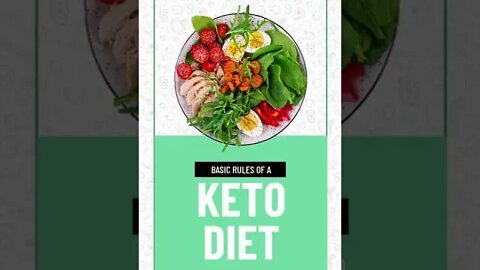 Basic Rules Of A Keto Diet #shorts