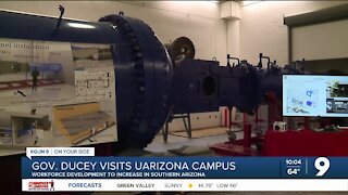 Ducey toured wind tunnel at UArizona Thursday