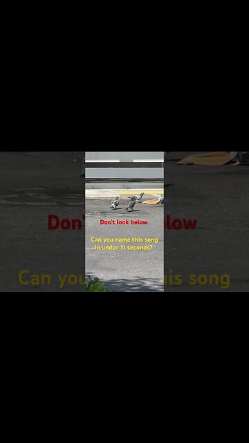 Can you name this song in under 11 second? ￼