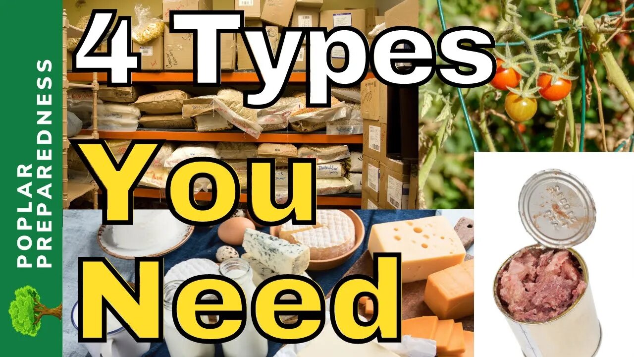 4 Emergency Foods Every Prepper Needs (Categories)