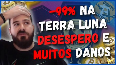 TERRA LUNA CAUSOU MUITOS DANOS AOS INVESTIDORES E ASSUSTA O MERCADO CRIPTO FAZENDO BTC CAIR MUITO ❄