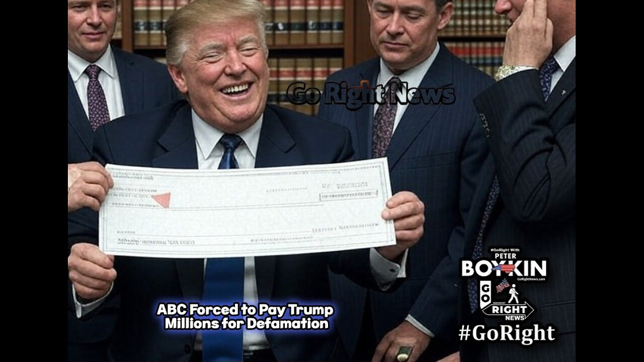 ABC Forced to Pay Trump Millions for Defamation #GoRightNews