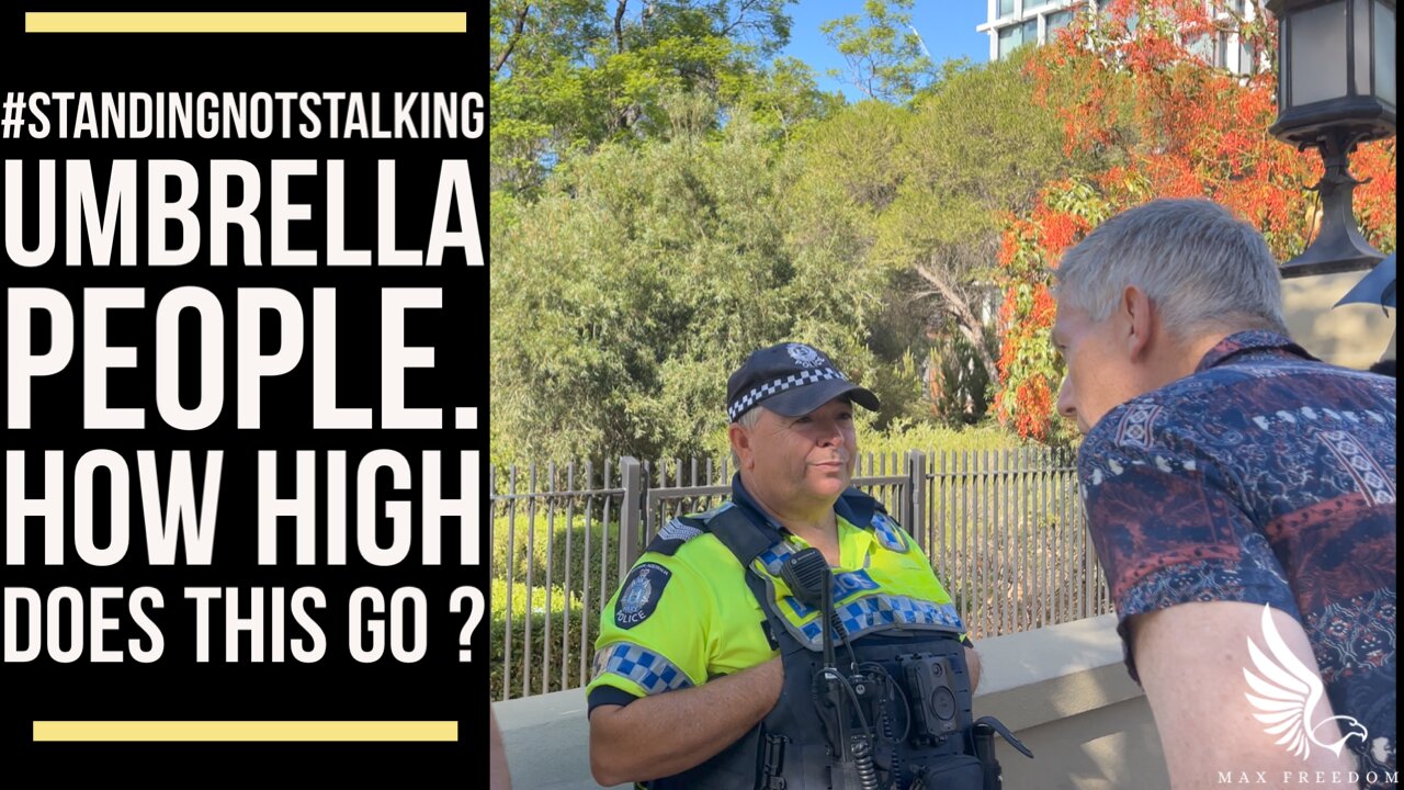 UMBRELLA PEOPLE. HOW HIGH DOES THIS GO ? - #standingnotstalking