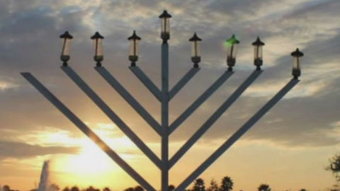 Menorah lighting celebration still on