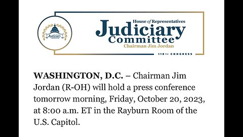 Jim Jordan Press Conference