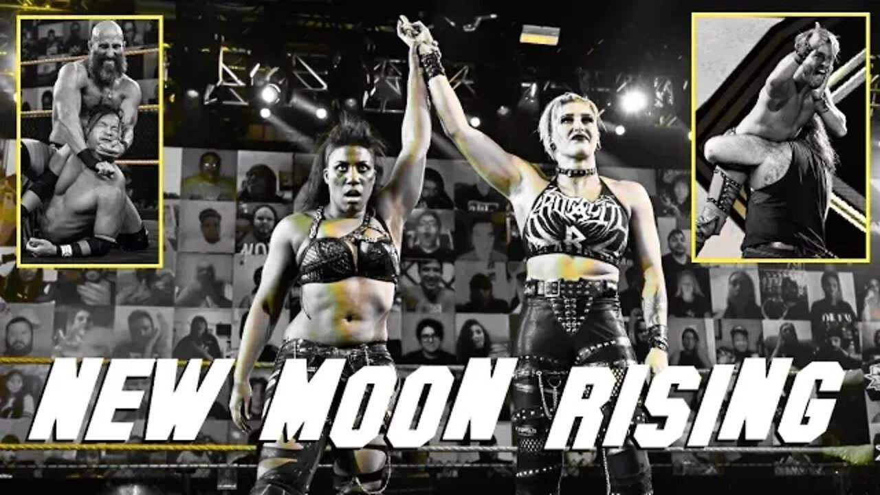 EMBER MOON Returns & Tags With RHEA RIPLEY, KUSHIDA Vs. CIAMPA : NXT 10/7/20