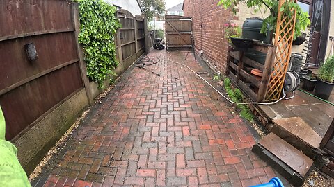 Pressure Washing Time Lapse From A Recent Block Paving Clena