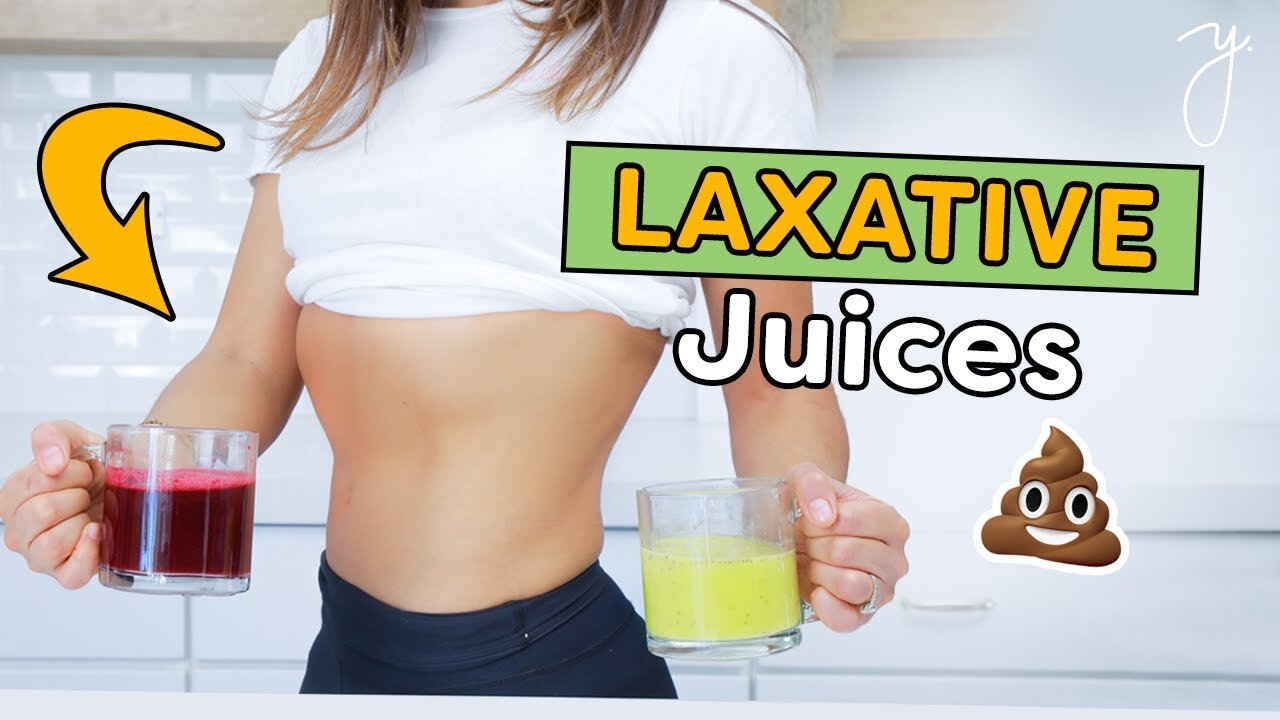 NATURAL LAXATIVE JUICES to Relieve Constipation and Reduce Bloating💩