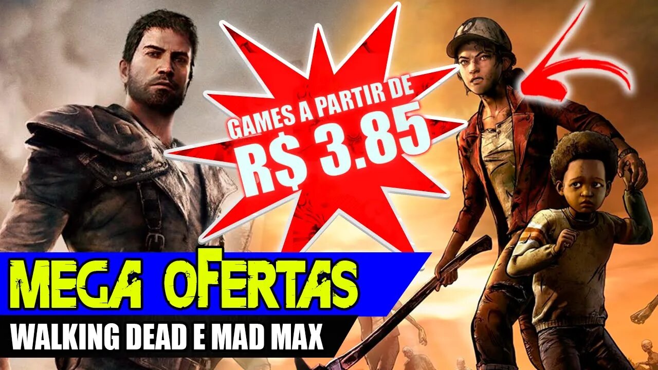 MEGA OFERTAS! Tem WALKING DEAD por R$ 3.85 e MAD MAX por R$ 5,85!! #thewalkingdead #madmax